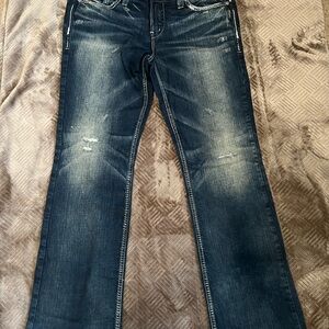 Silver Stylish Blue Denim Jeans